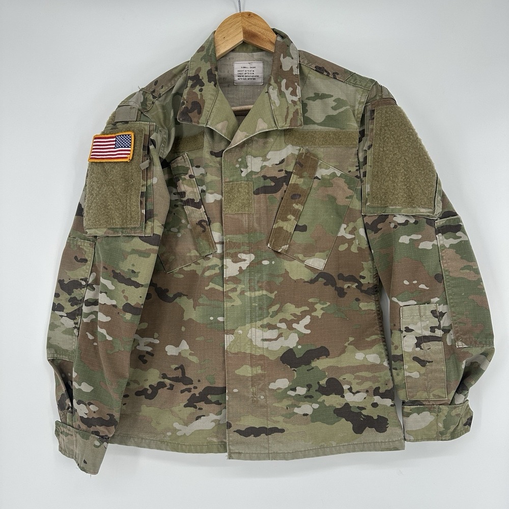 Army Operational Camouflage Pattern (OCP) Army Combat Uniform coat top Xsmall